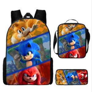 Mochila Sonic 3 piezas A10