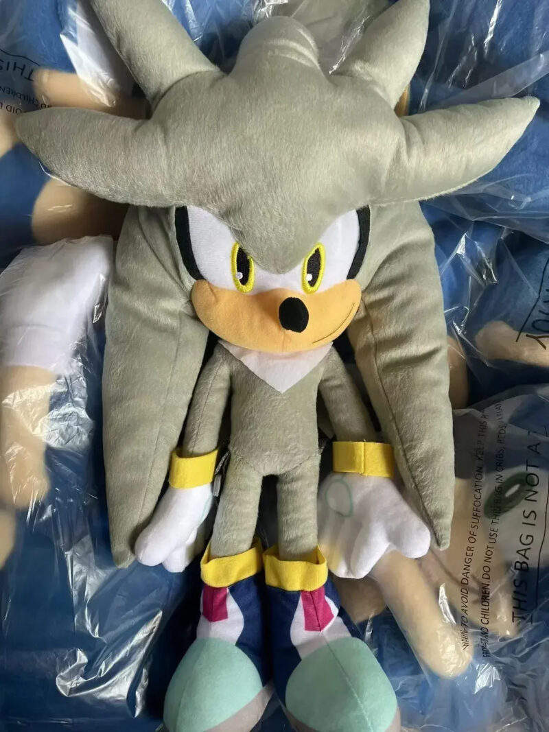 Mochila Peluche Silver the Hedgehog A1 - Imagen 3
