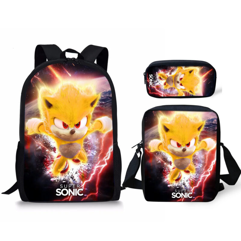 Mochila Super Sonic 3 piezas A1