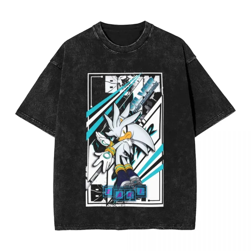 Camiseta Silver the Hedgehog A11