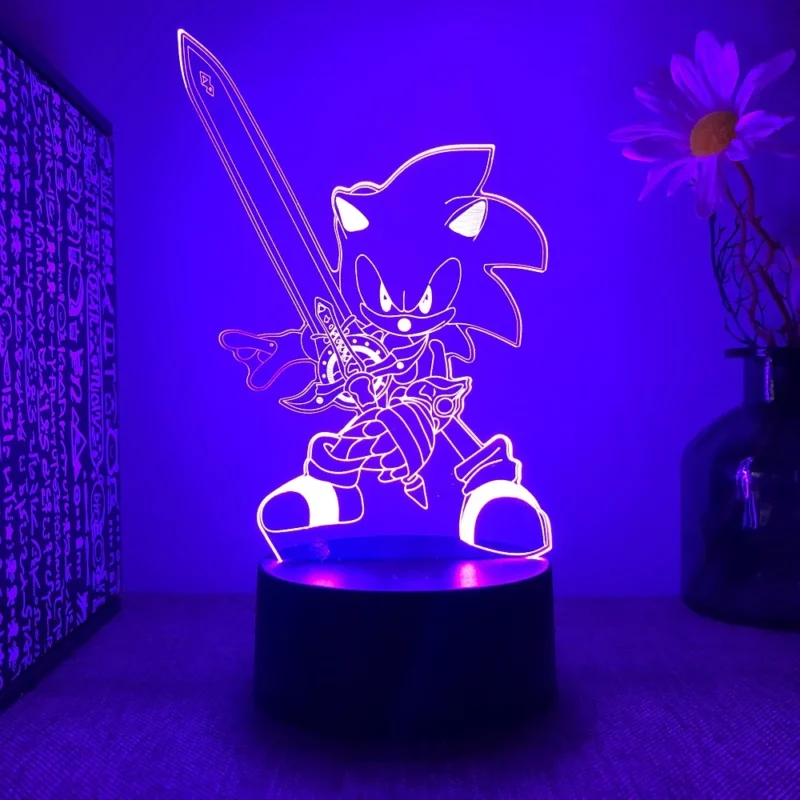 Lámpara 3D Sonic the Hedgehog A6