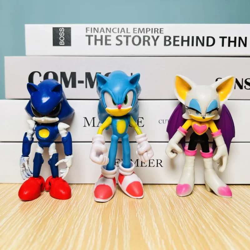 Figuras Sonic Set de 6 Piezas de 11cm - Imagen 4
