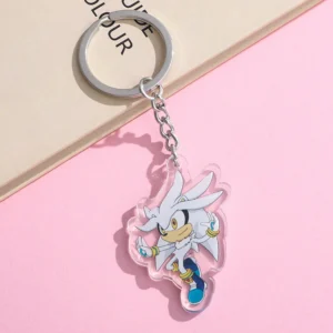 Llavero Silver the Hedgehog en Acrylique A1