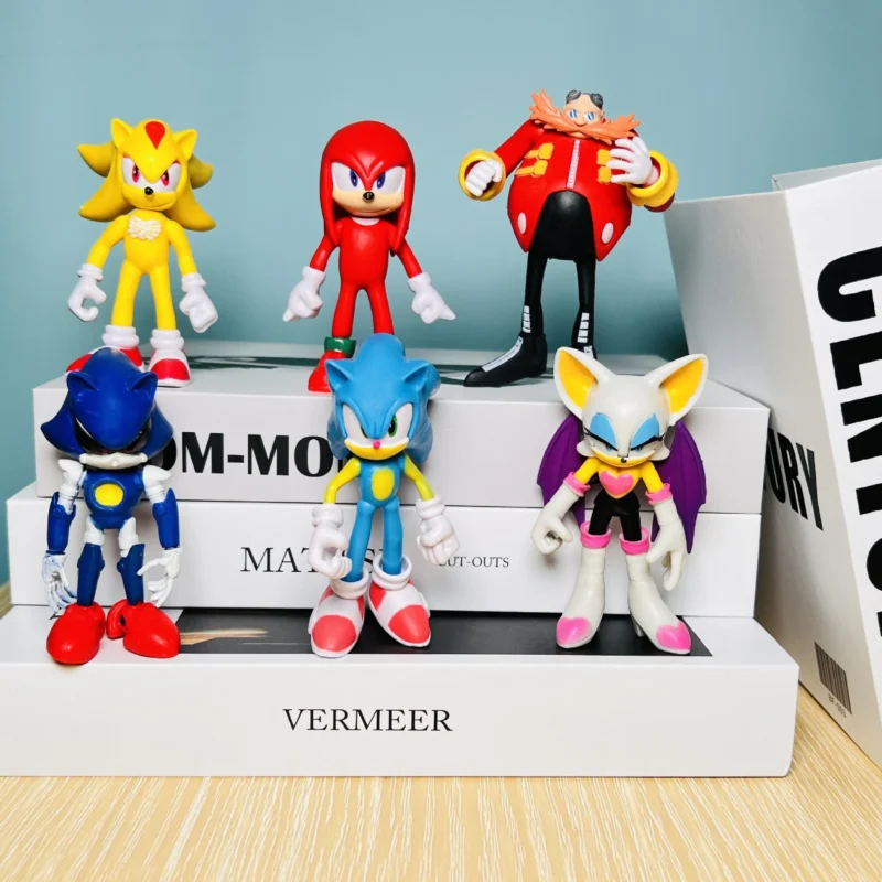 Figuras Sonic Set de 6 Piezas de 11cm - Imagen 2