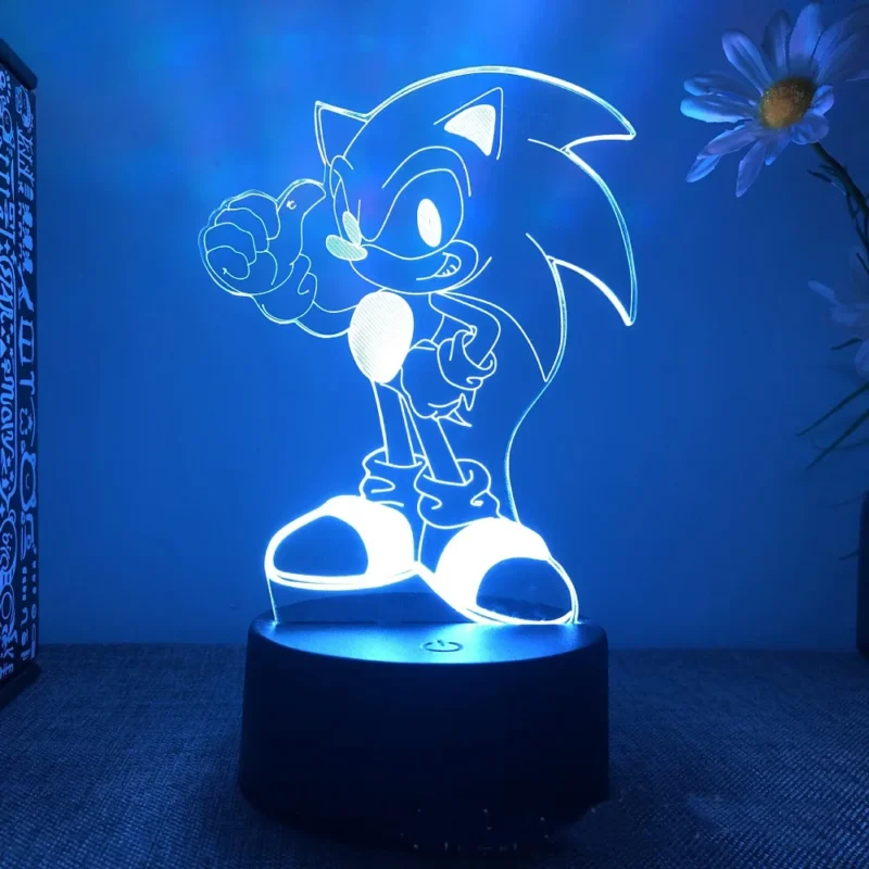 Lámpara 3D Sonic the Hedgehog A2