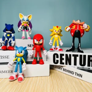 Figuras Sonic Set de 6 Piezas de 11cm