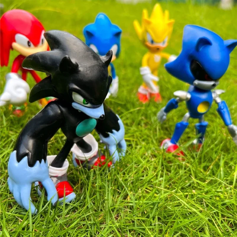 Figuras de Sonic Set de 5 piezas de 14 cm - Imagen 3