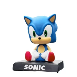 Figura Sonic Cabeza Móvil 12cm