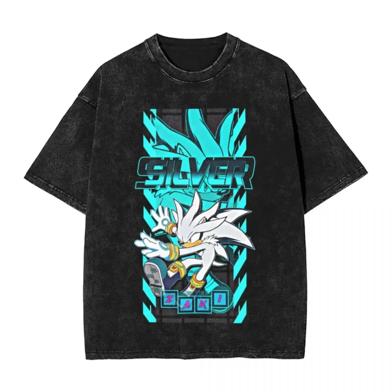 Camiseta Silver the Hedgehog A6