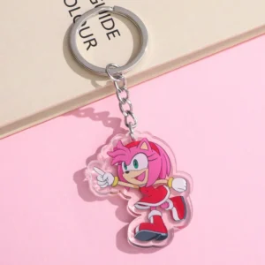 Llavero Amy Rose en Acrylique A1