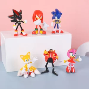 Figuras Sonic Set de 6 Piezas de 7cm A1