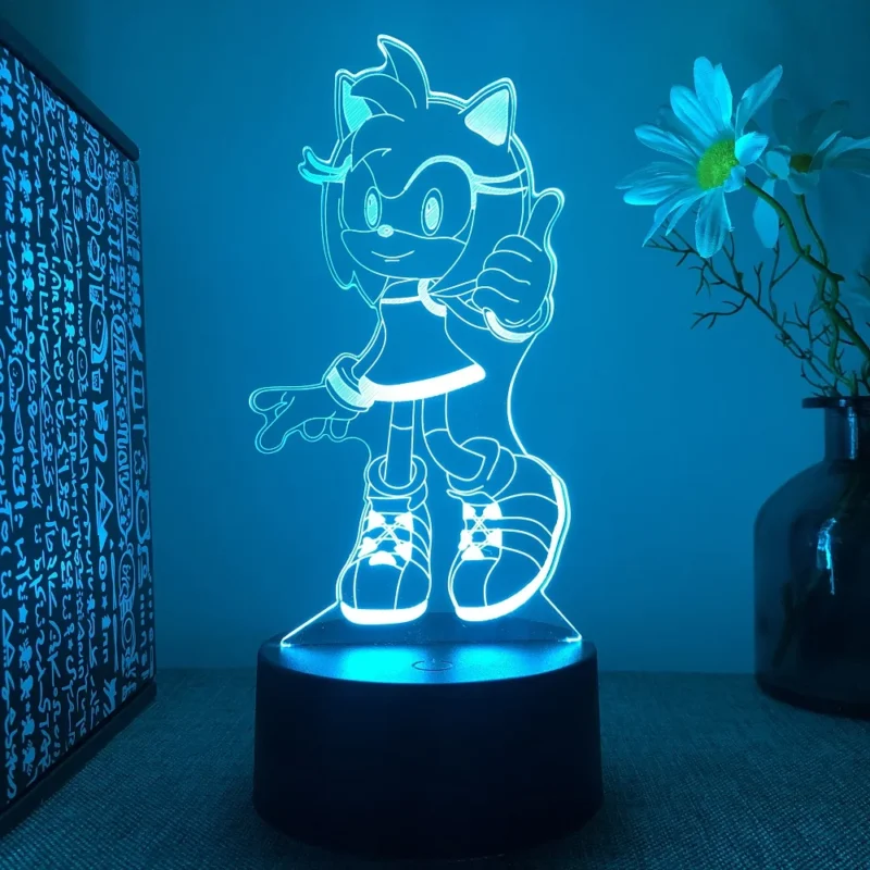 Lámpara 3D Amy Rose A1