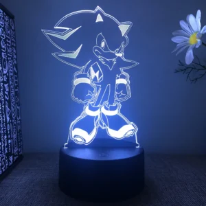 Lámpara 3D Shadow the Hedgehog A1