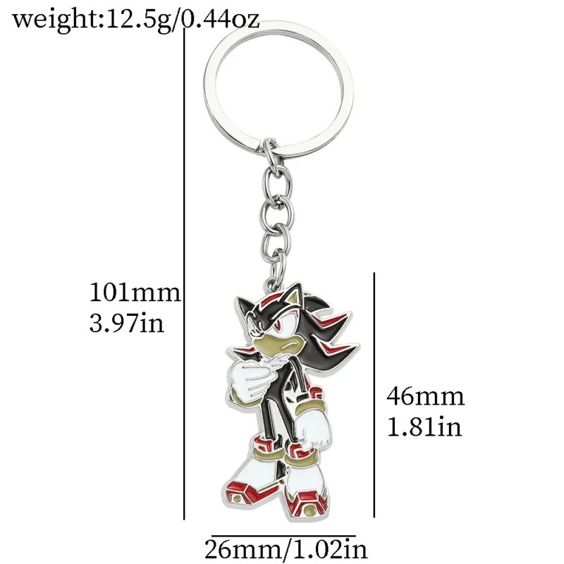 Llavero Shadow the Hedgehog Métal A1 - Imagen 5