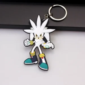 Llavero Silver the Hedgehog Silicone A1