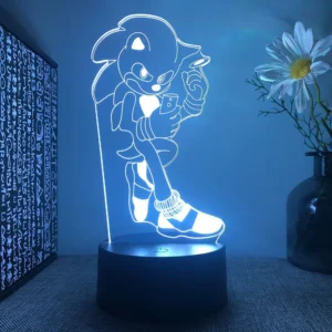 Lámpara 3D Sonic the Hedgehog A1