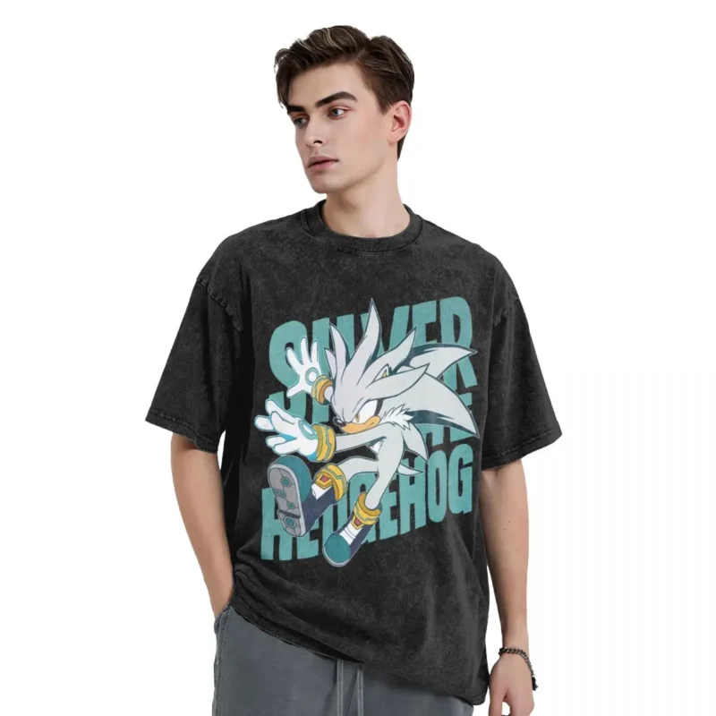 Camiseta Silver the Hedgehog A1 - Imagen 3