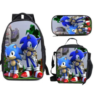 Mochila Sonic 3 piezas A12