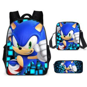 Mochila Sonic 3 piezas A5