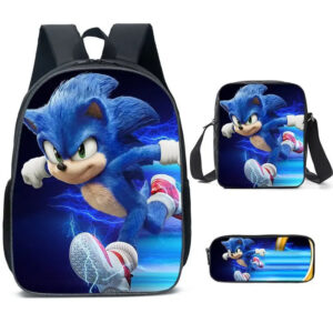 Mochila Sonic 3 piezas A3